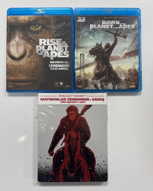 Maymunlar Cehennemi Serisi Blu Ray Set ( 3 Film )