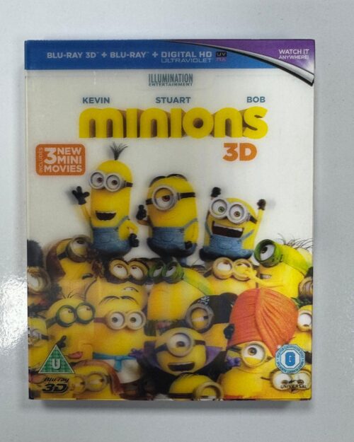 Minions 3d+2d Blu Ray ( 2 Disk )