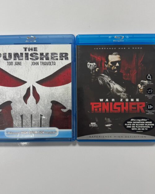 The Punisher + Punisher : War Zone Blu Ray Set ( 2 Film )