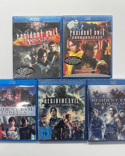Resident Evil – Olumcul Deney Animasyon Serisi Blu Ray Set ( 5 Film )