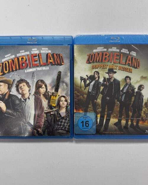 Zombieland + Zombieland : Double Tap 2 Film Blu Ray Set