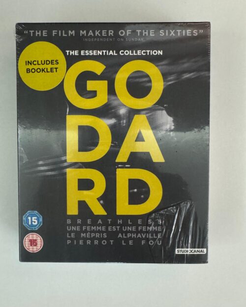 Jean – Luc Godard The Essential Collection 5 Film Blu Ray Digipack Box Set