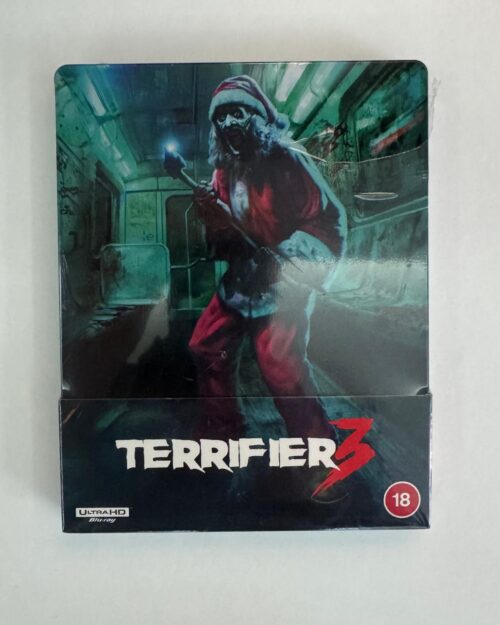 Terrifier 3 Limited Edition Steelbook 4K UHD + Blu Ray