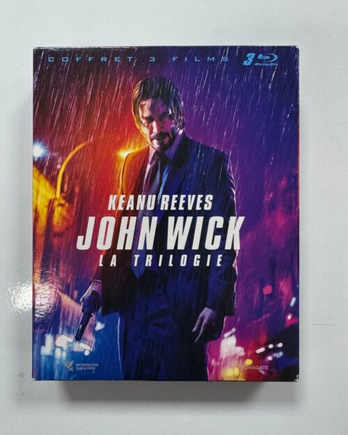 John Wick : The Trilogy Blu Ray Box