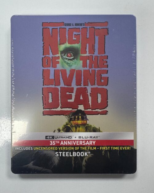 Night Of The Living Dead – Yaşayan Ölülerin Gecesi Steelbook 4K UHD + Blu Ray