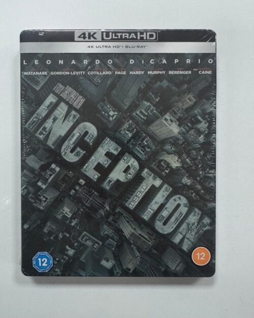 İnception Steelbook 4K UHD + Blu Ray + Bonus Blu Ray ( 3 Disk )
