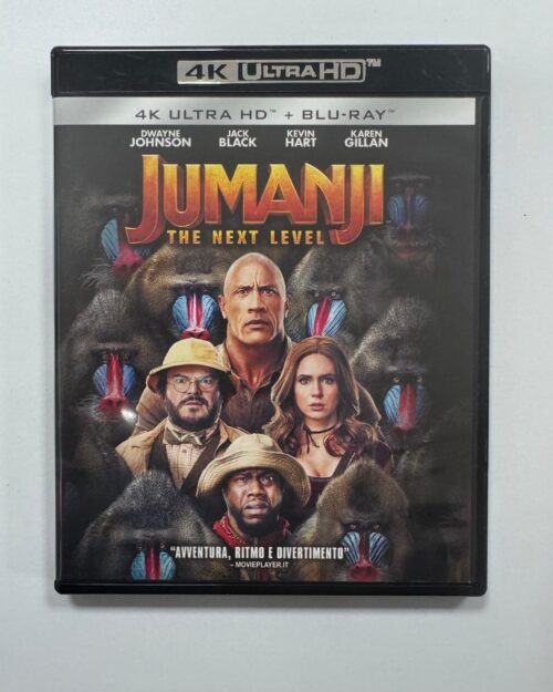 Jumanji : The Next Level 4K UHD + Blu Ray
