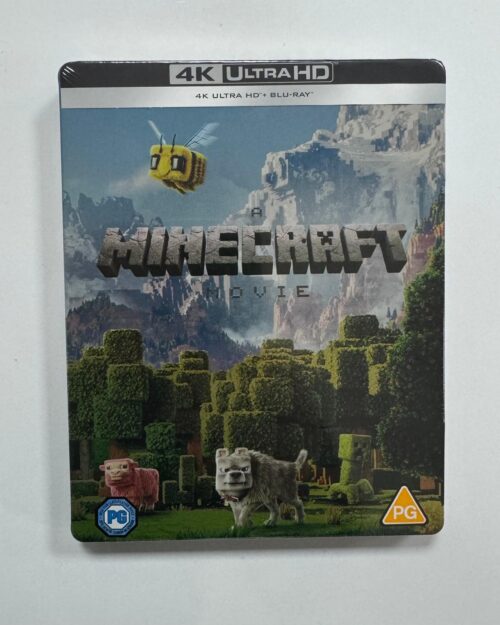 A Minecraft Movie Steelbook 4K UHD + Blu Ray