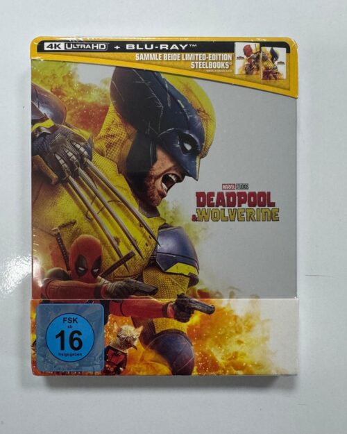 Deadpool & Wolverine Steelbook 4K UHD + Blu Ray