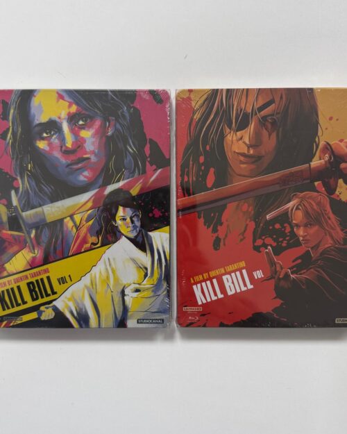 Kill Bill Volume 1 + 2 Steelbook 4K UHD + Blu Ray