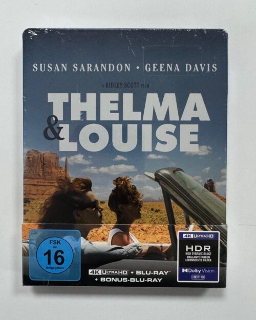 Thelma & Louise Steelbook 4K UHD + Blu Ray + Bonus Blu Ray