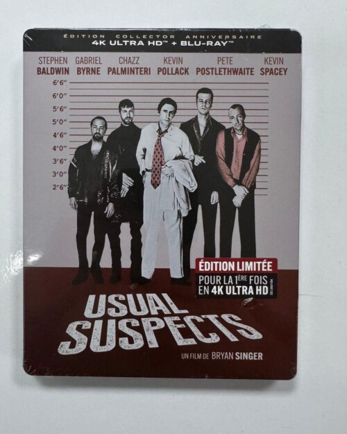 The Usual Suspects Steelbook 4K UHD + Blu Ray
