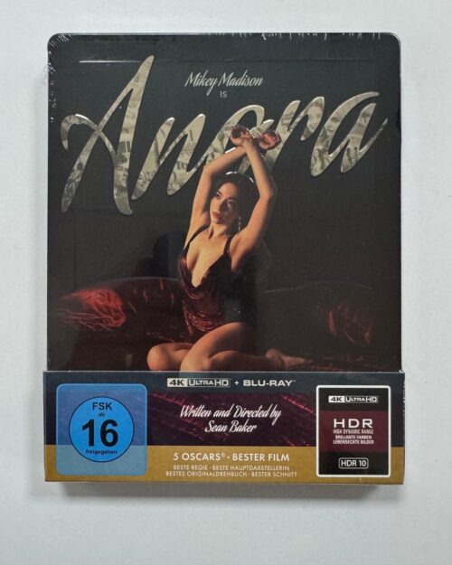 Anora Limited Collector’s Edition Steelbook 4K UHD + Blu Ray