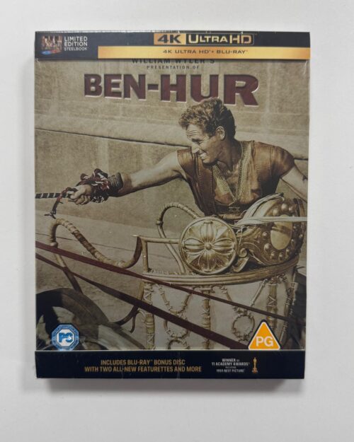 Ben – Hur Limited Edition Steelbook 4K UHD + Blu Ray