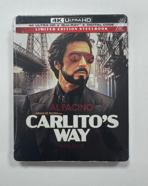 Carlito’s Way Limited Edition Steelbook 4K UHD + Blu Ray