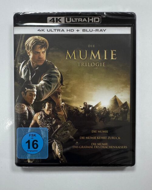 The Mummy Trilogy – Mumya Uclemesi 4K UHD + Blu Ray ( 6 Disk )