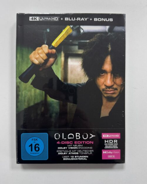Old Boy Mediabook 4K UHD + Blu Ray + Bonus Blu Ray ( 4 Disc )