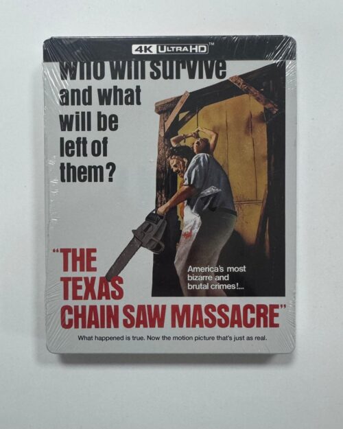The Texas Chainsaw Massacre Limited Edition Steelbook 4K UHD + Bonus Blu Ray