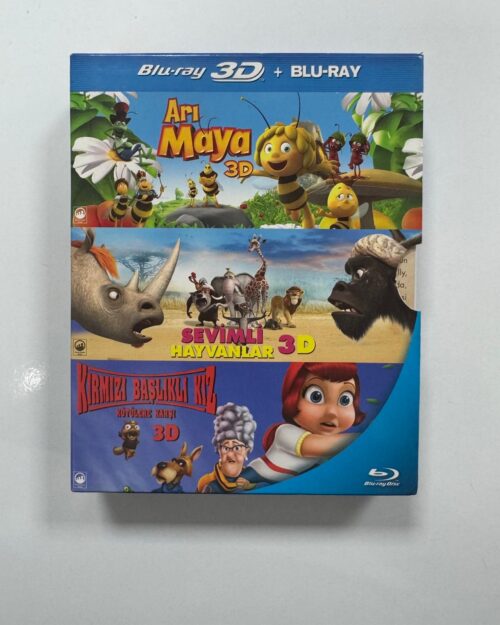 Blu Ray 3d2d Animasyon Box Set ( 3 Film – 3 Disk )