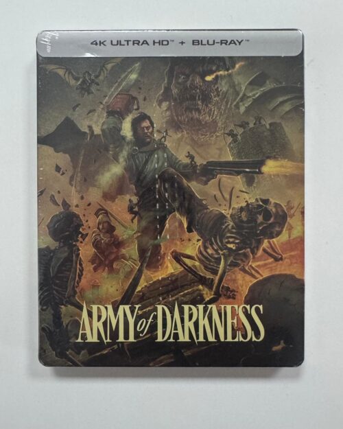 Army Of Darkness Limited Edition Steelbook 4K UHD + Blu Ray + 2 Bonus Blu Ray ( 4 Disk )