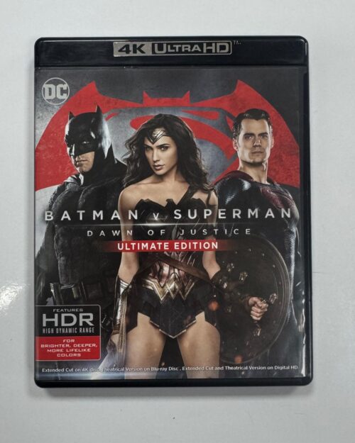 Batman V Superman : Dawn Of Justice Ultimate Edition 4K UHD + Blu Ray