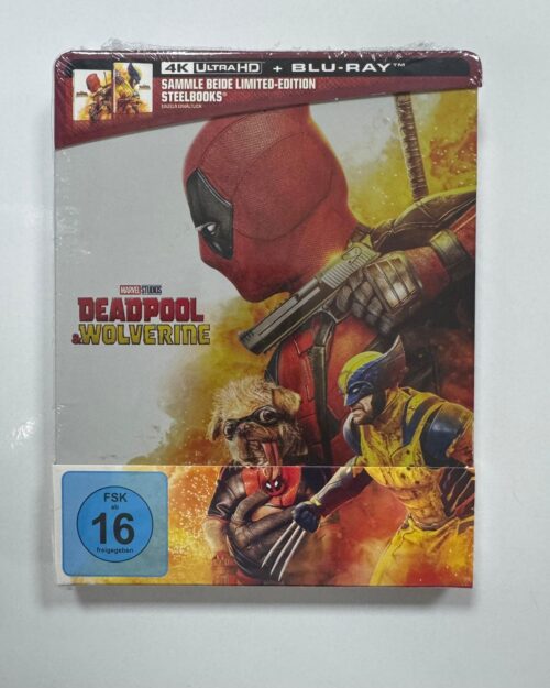 Deadpool & Wolverine Limited Edition Steelbook 4K UHD + Blu Ray