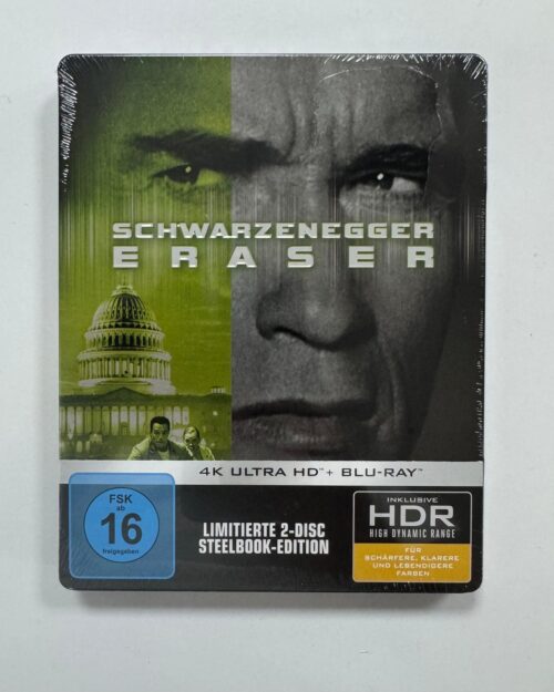 Eraser Steelbook 4K UHD + Blu Ray