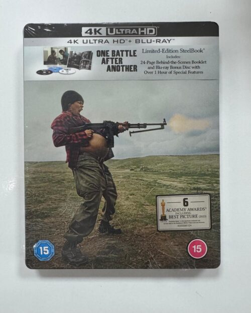 One Battle After Another Limited Edition Steelbook 4K UHD + Blu Ray