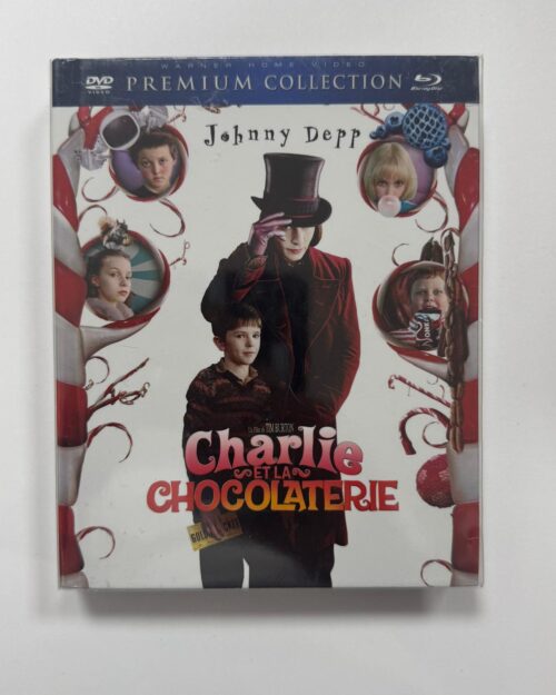 Charlie And The Chocolate Factory Premium Collection Digibook Blu Ray + 2 DVD