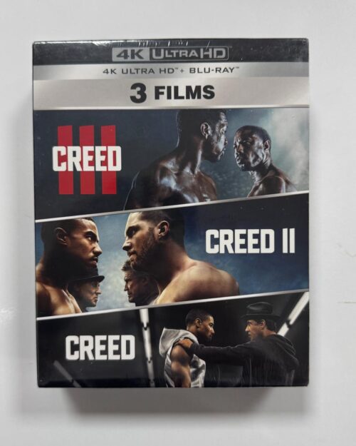 Creed 3 Movie 4K UHD + Blu Ray Box Set ( 3 4K UHD + 3 Blu Ray )