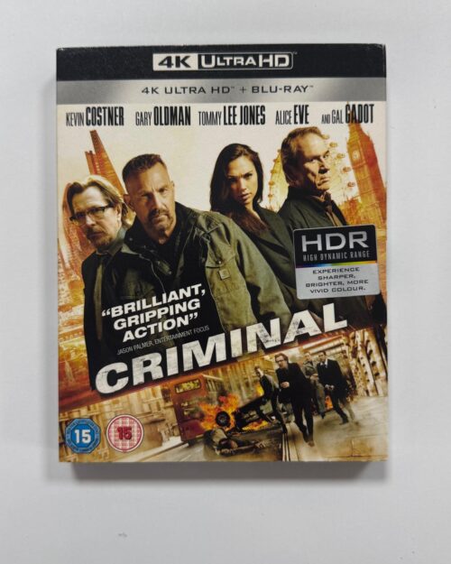 Criminal 4K UHD + Blu Ray