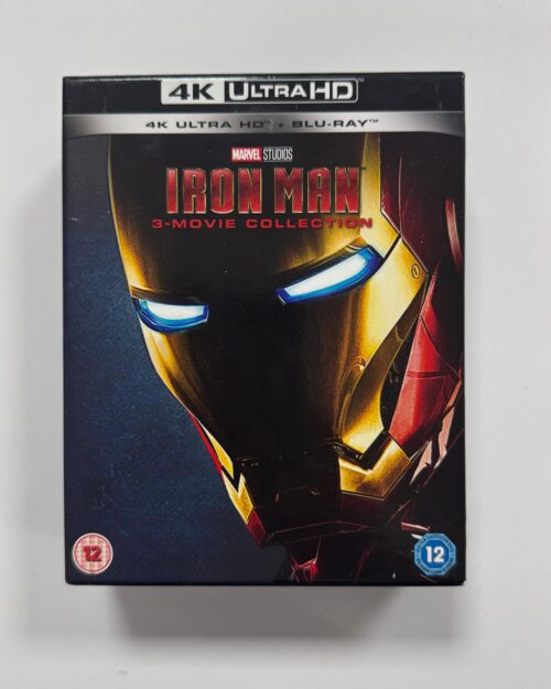 İron Man 3 Movie Collection 4K UHD + Blu Ray Box Set ( 3 4K UHD + 3 Blu Ray )