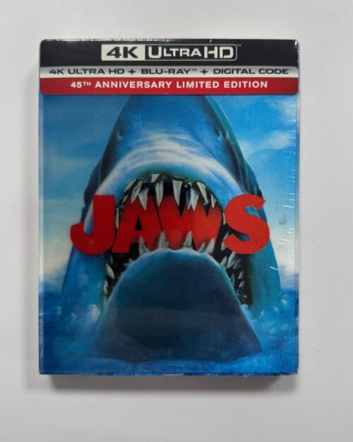 Jaws 45th Anniversay Limited Edition Lenticular Fullslip 4K UHD + Blu Ray