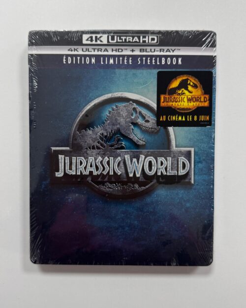 Jurassic World Limited Edition Steelbook 4K UHD + Blu Ray