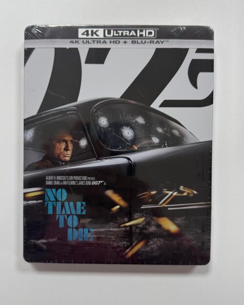 No Time To Die Steelbook 4K UHD + Blu Ray