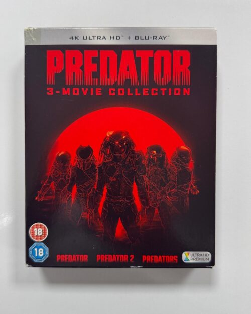 Predator 3 Movie Collection 4K UHD + Blu Ray Digipack Box Set ( 3 4K UHD + 3 Blu Ray )