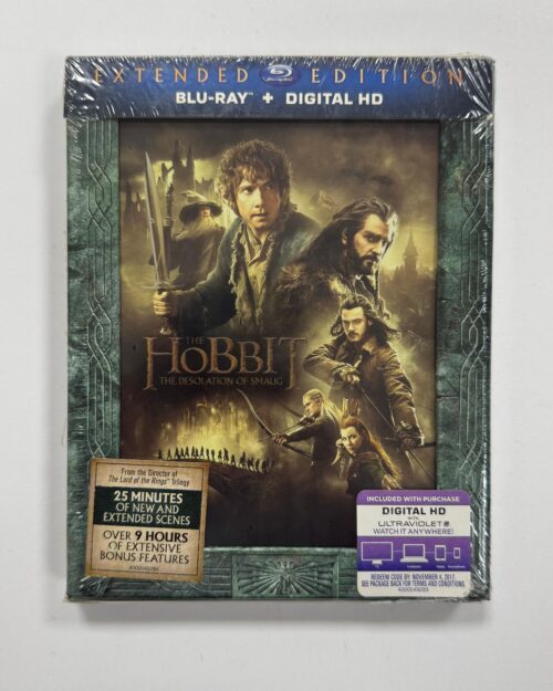 The Hobbit : The Desolation Of Smaug Extended Edition Blu Ray ( 3 Disc )