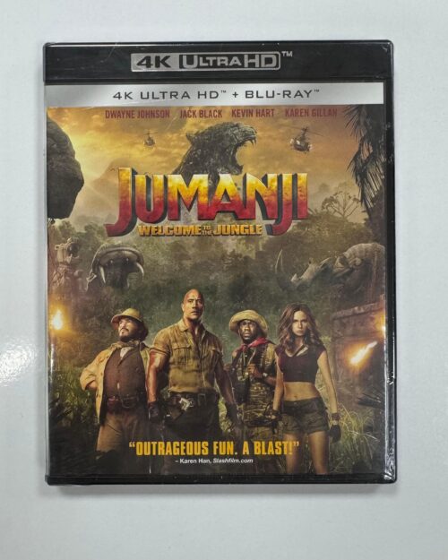 Jumanji : Welcome To The Jungle 4K UHD + Blu Ray